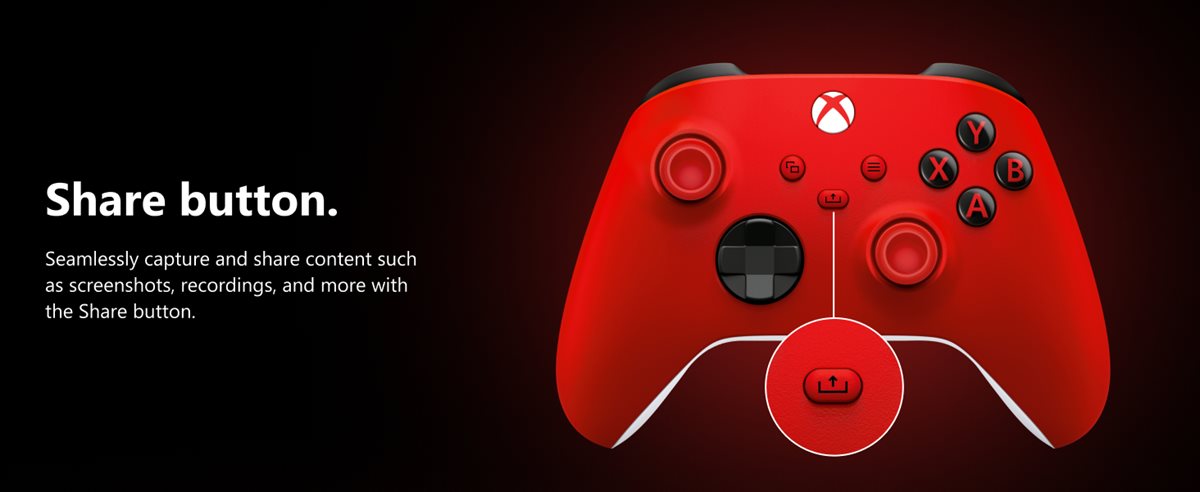 Share button.