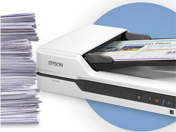 Epson DS-1630 Flatbed Color Document 