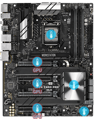 ASUS WS Z390 PRO LGA 1151 (300 Series) ATX Intel Motherboard