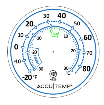 RFT1C - Refrigerator/Freezer Thermometer - Celsius - CDN Measurement Tools