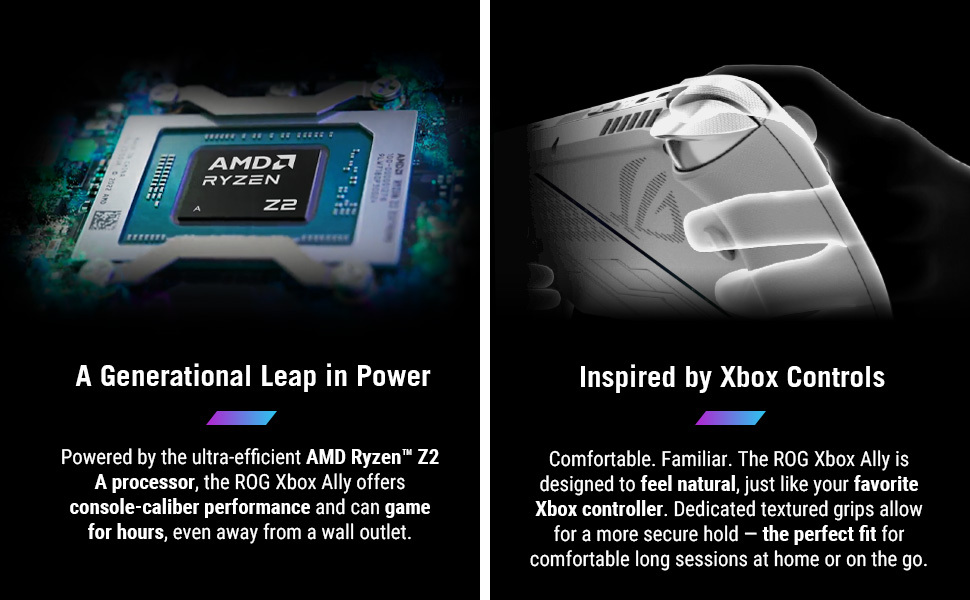 A Generational Leap in Power / Inspired by Xbox Controls
