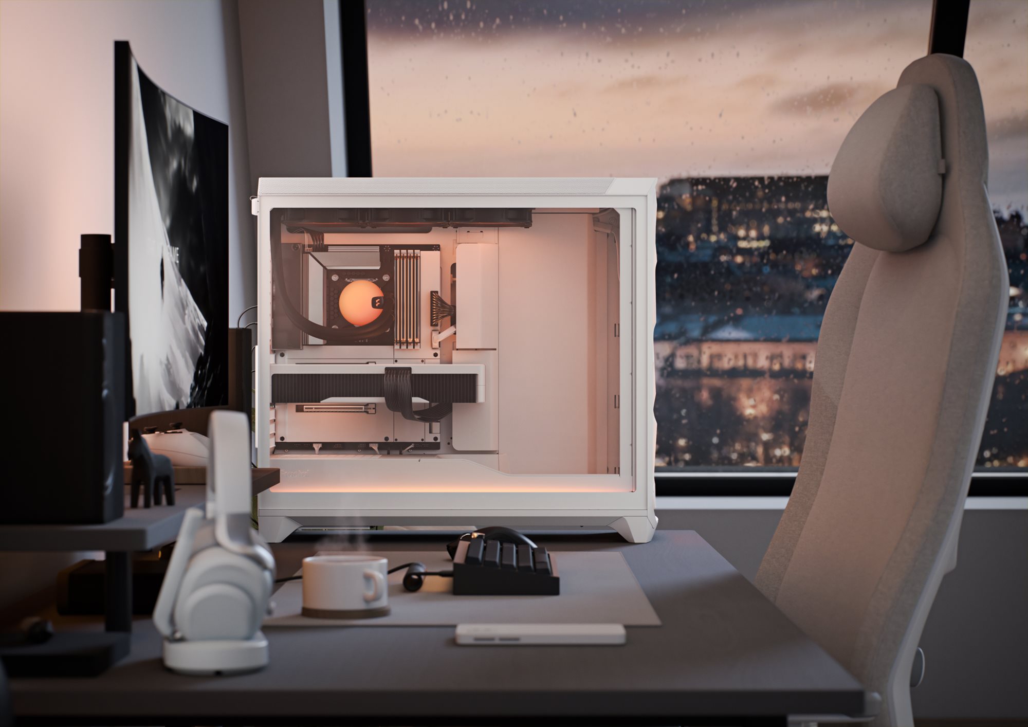 Fractal Design Meshify 3 XL Ambience Pro RGB Tempered Glass eATX