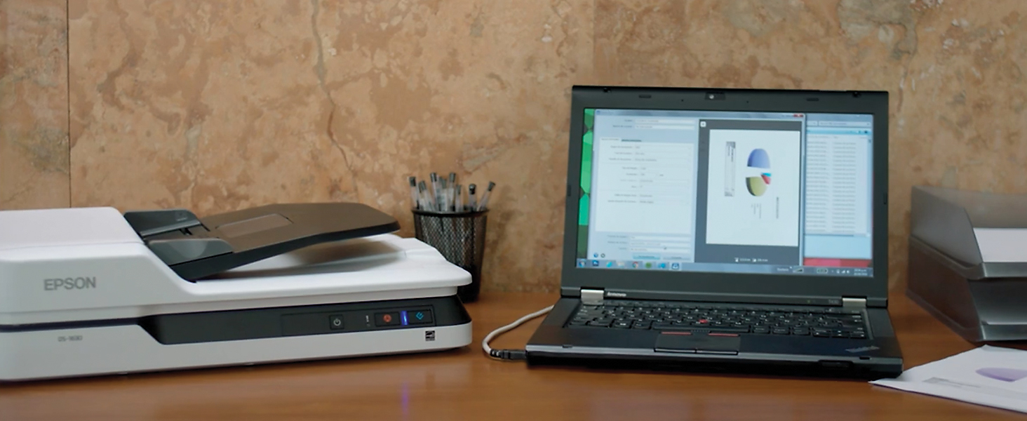 slide 1 of 1, show larger image, epson ds-1630 document scanner