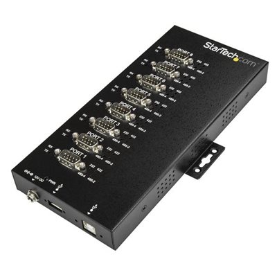 Add eight ports supporting three serial protocols, to easily connect serial devices to your computer through USB, with 15kV ESD protection