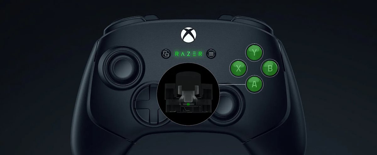 RAZER MECHA-TACTILE ACTION BUTTONS & 8-WAY FLOATING D-PAD