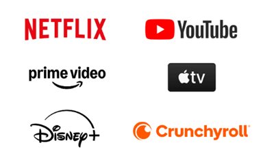 All your favorite streaming apps in one place