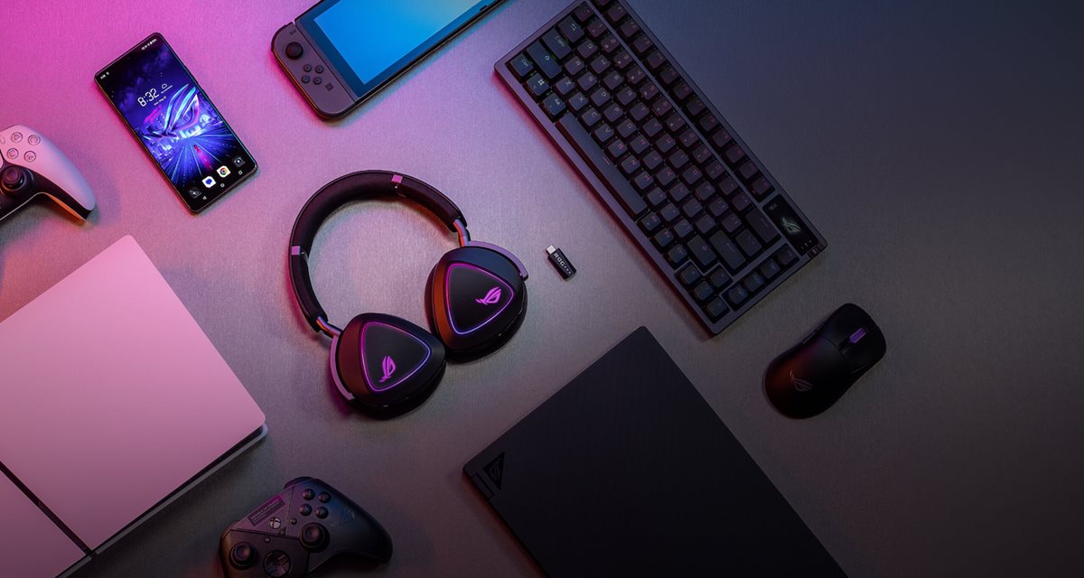 ASUS ROG Delta II Wireless RGB Gaming Headset for PC/Mac, Xbox