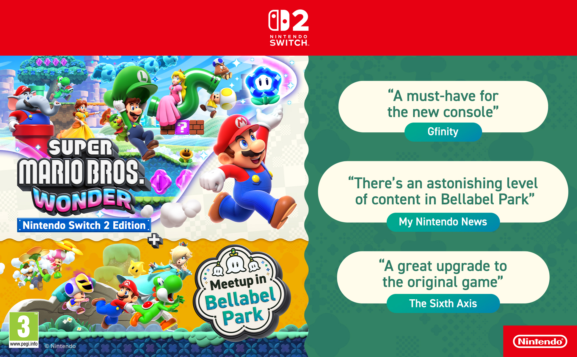 Buy Super Mario Bros. Wonder Nintendo Switch 2 Game | Nintendo