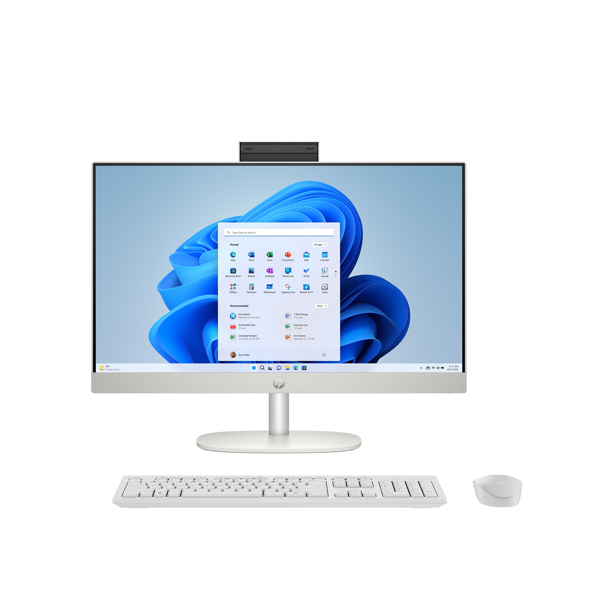HP ノートPC ホワイト Intel HP 23.8