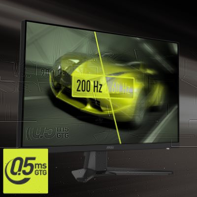 200 Hz Refresh Rate, 0.5ms (GtG, Min.) Response Time