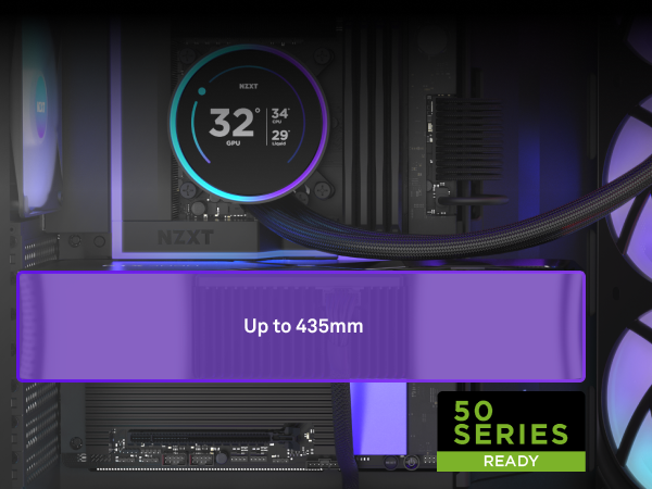 NZXT H9 Flow RGB Tempered Glass ATX Mid-Tower Computer Case - Thumbnail 4