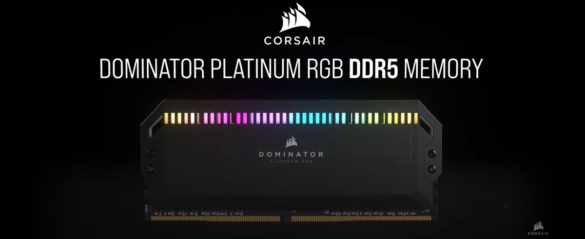 CORSAIR DOMINATOR PLATINUM RGB DDR5 RAM 64GB (2x32GB) 5200MHz CL40 Intel  XMP iCUE Compatible Computer Memory - Black (CMT64GX5M2B5200C40)