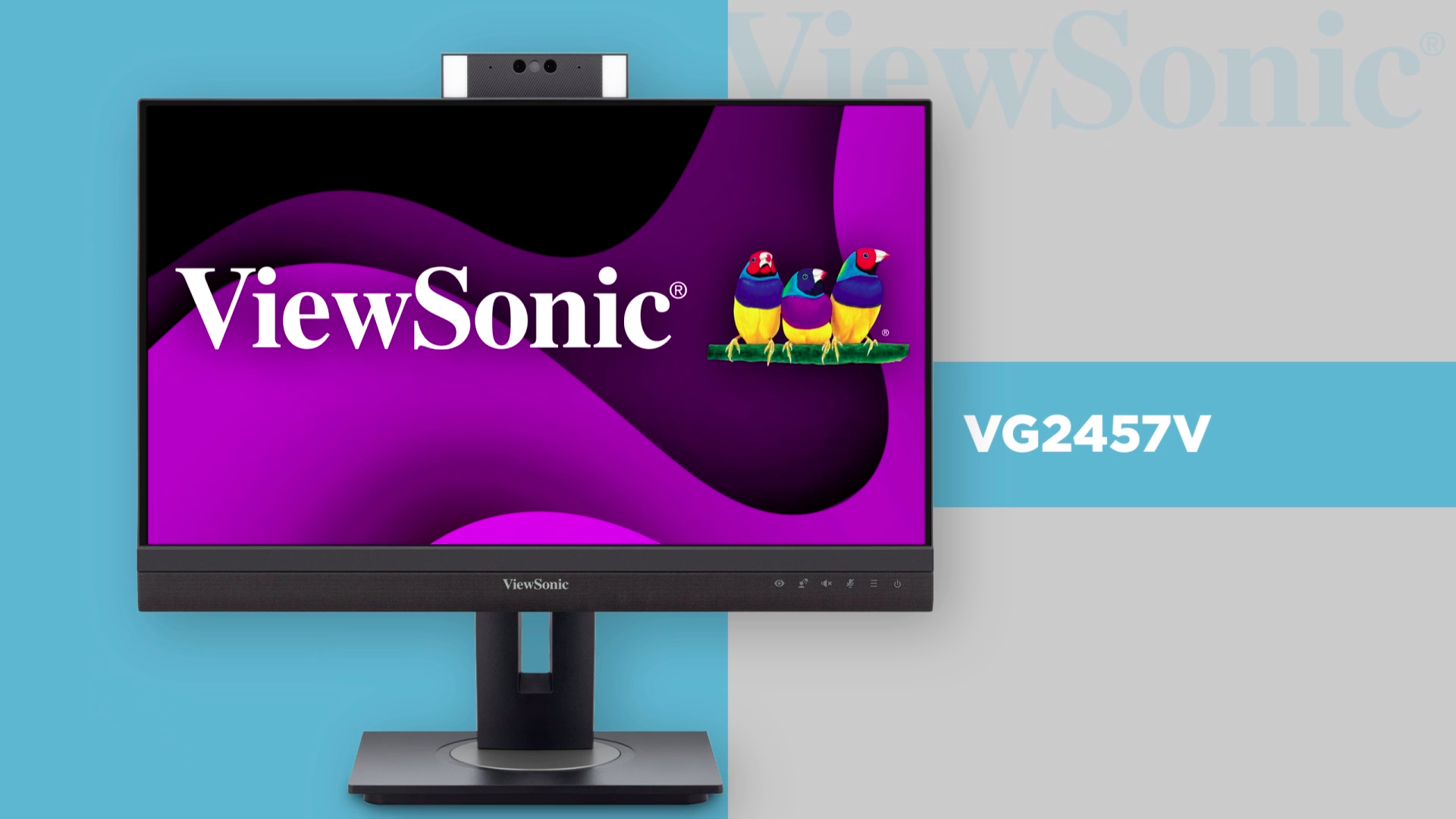 Viewsonic 24in 1080p video conferencing monitor