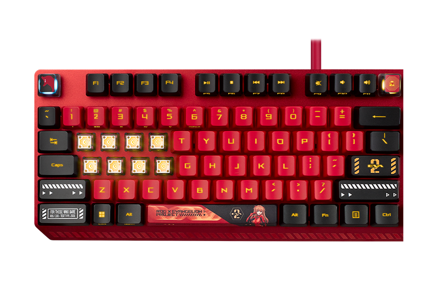 ASUS ROG Strix Scope RX Backlit Mechanical Keyboard (ROG RX Red Switches,  EVA Theme)