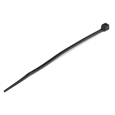 18 lb tensile strength 4" Standard Nylon Cable Ties Carbon Pack of 100 