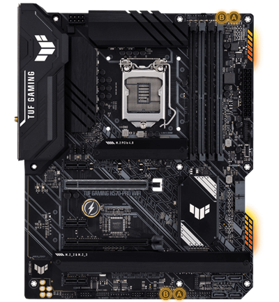 ASUS TUF GAMING H570-PRO WIFI - Motherboard - ATX - LGA1200 Socket