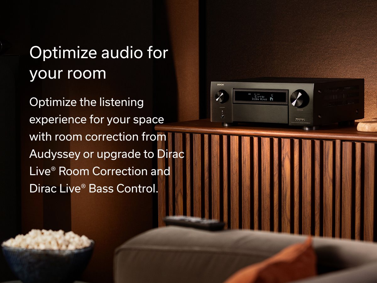 Denon AVR X6800H 140W 11.4 Ch. Home Theater AV Receiver Black