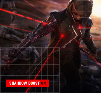 A detailed image of a man standing in the dark