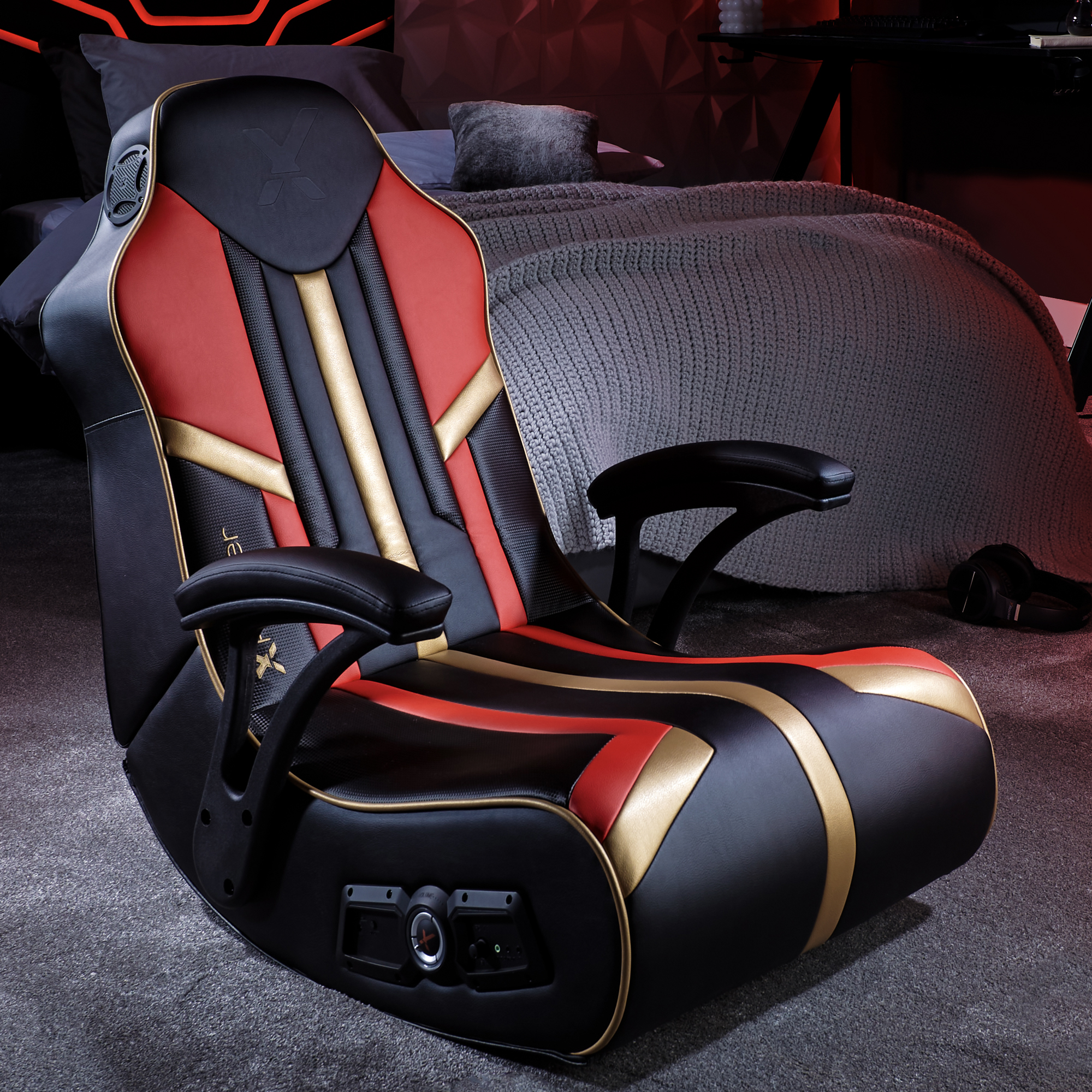 Gaming Chairs  G-FORCE Audio Gaming Chair - RED