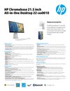 HP Chromebase 21.5 All-in-One Desktop PC datasheet