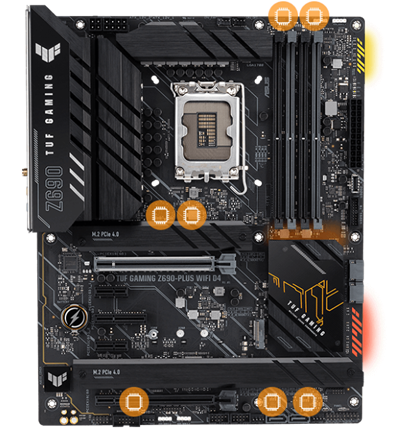 ASUS TUF Gaming Z690-Plus WiFi D4 LGA 1700 Intel 12th Gen ATX