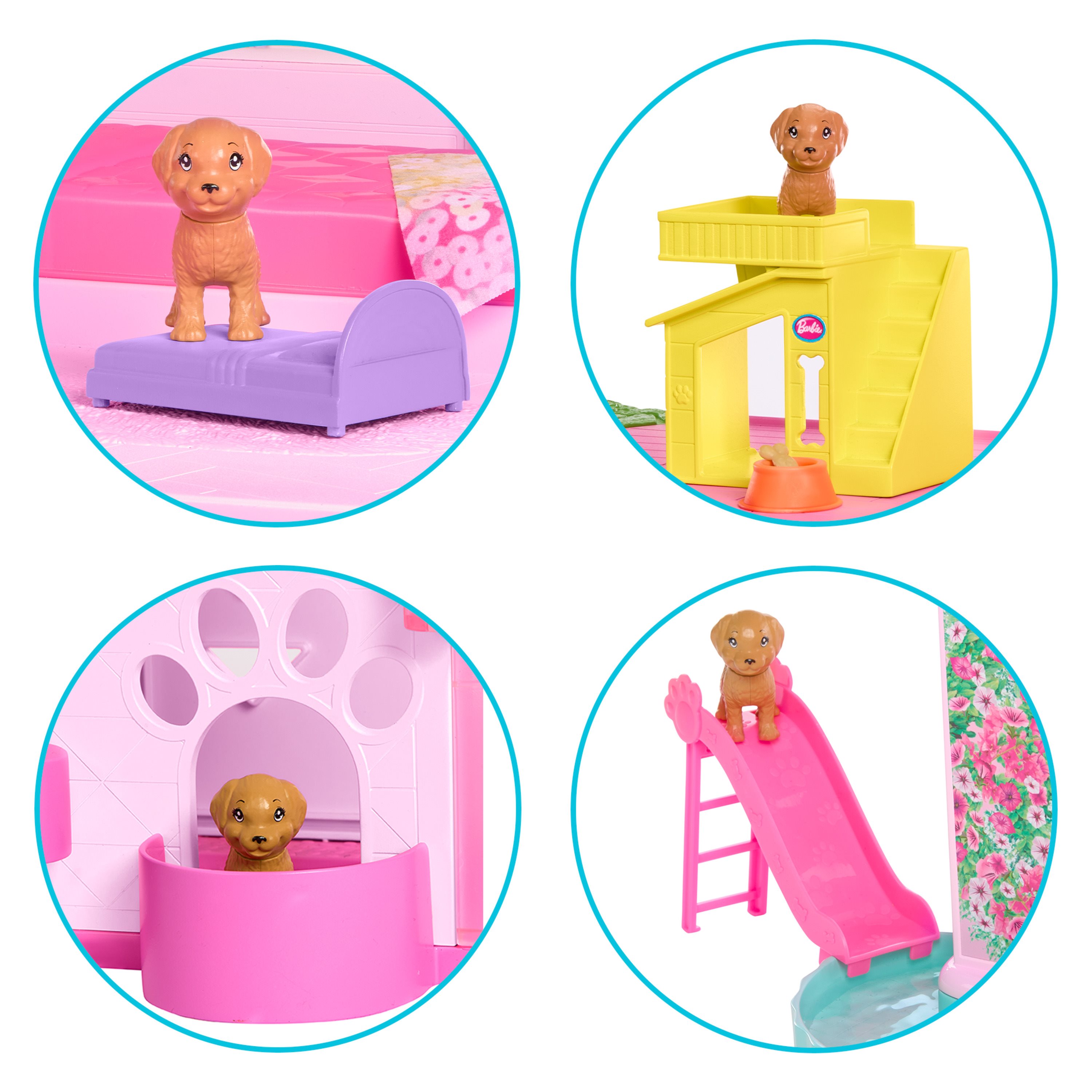 Barbie DreamHouse Doll Playset, Slide and Accessories