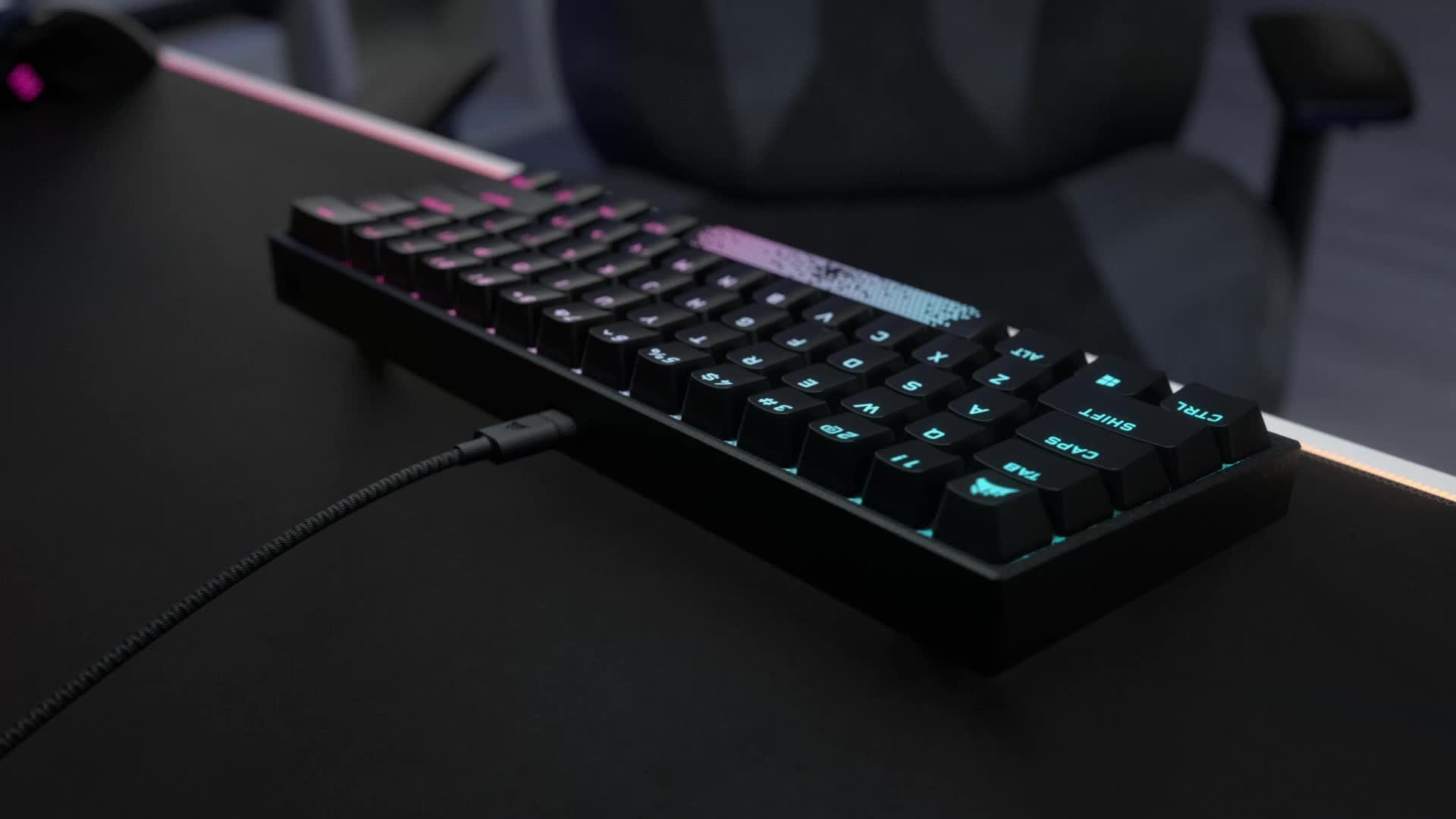 Corsair K65 RGB MINI 60% Mechanical Gaming Keyboard (Customizable 