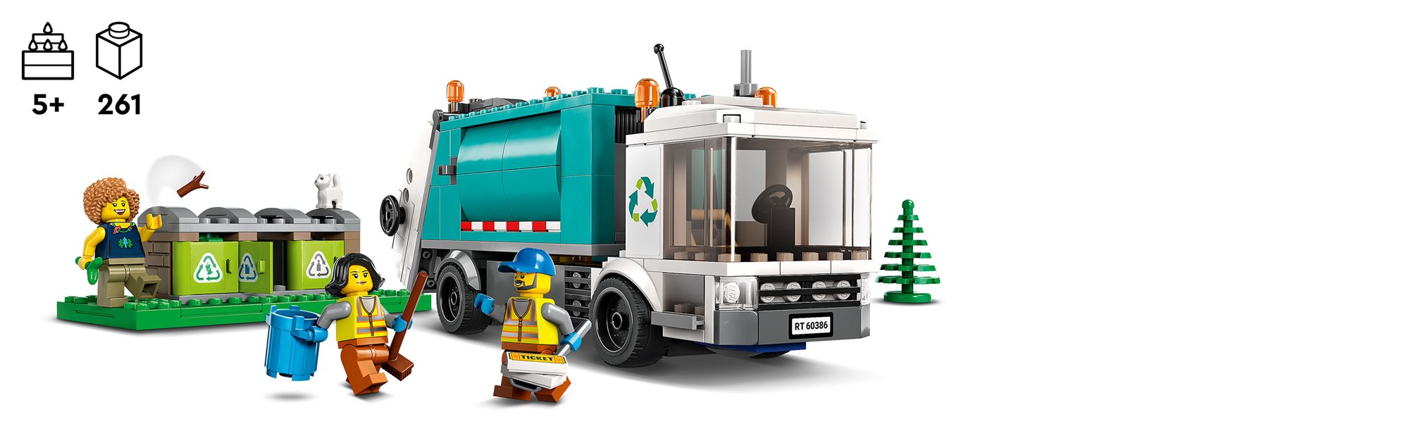 Lego garbage store truck argos