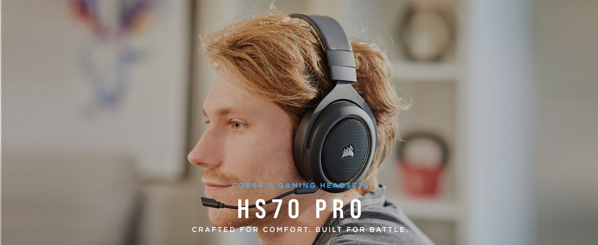 Corsair HS70 PRO WIRELESS Circumaural Gaming Headset - Newegg.ca