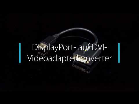 folie 1 von 4, vergrößern, startech.com displayport® auf dvi adapter - dp (st) zu dvi (bu) video-konverter