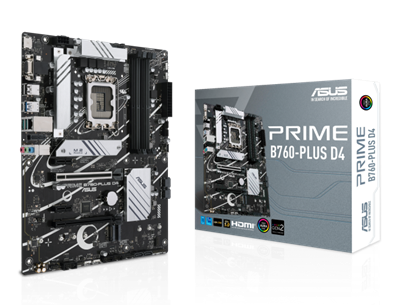 ASUS Prime B760-PLUS D4 Intel B760(13th and 12th Gen) LGA