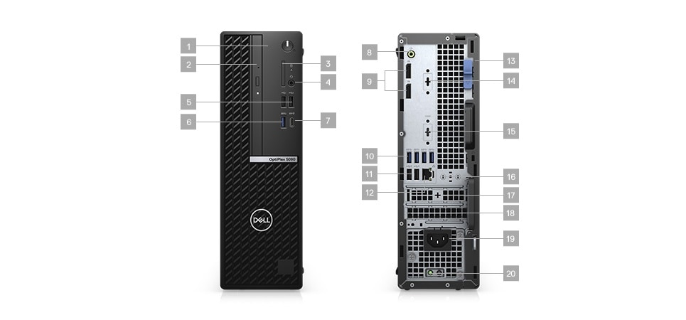 Ordinateur Bureau Dell OptiPlex 5090 Mini Tour i5-11500 (DL-OPT5090-I5-W) -  EVO TRADING