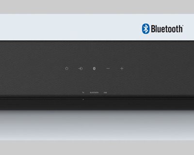 Sony HTS100F 2.0 Channel Soundbar with Bass Reflex Speaker Black