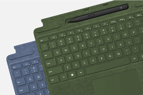 Microsoft Surface Pro Signature Keyboard Cover with Slim Pen 2 for