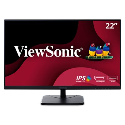 ViewSonic VA2256-MHD 22 Inch IPS 1080p Monitor with FreeSync, HDMI, DisplayPort and VGA Inputs for Home and Office