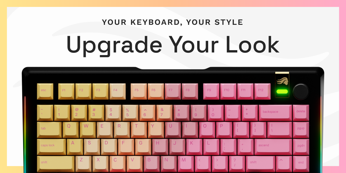 Glorious GPBT Celestial Fire Key Caps 114 Keys - Thumbnail 2