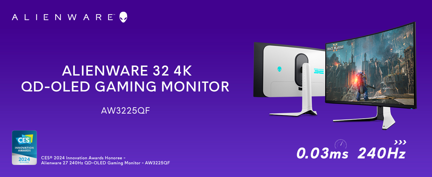 ALIENWARE湾曲4K モニターAW3225QF Amazon.com: Dell Alienware AW3225QF 31.6'' 4K UHD (3840 x