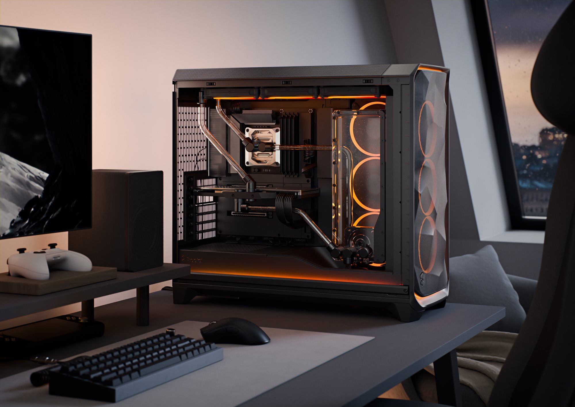 Fractal Design Meshify 3 XL Ambience Pro RGB Tempered Glass eATX