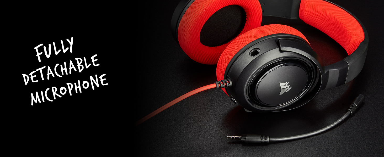 Corsair HS35 Stereo Gaming Headset (Red 