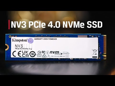 SSD KINGSTON 1TB NV3 M.2 2280 NVME PCIE 4.0 LEITURA 6000MB/S
