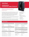 CyberPower CSP600WSU Professional Surge Protector - Data Sheet