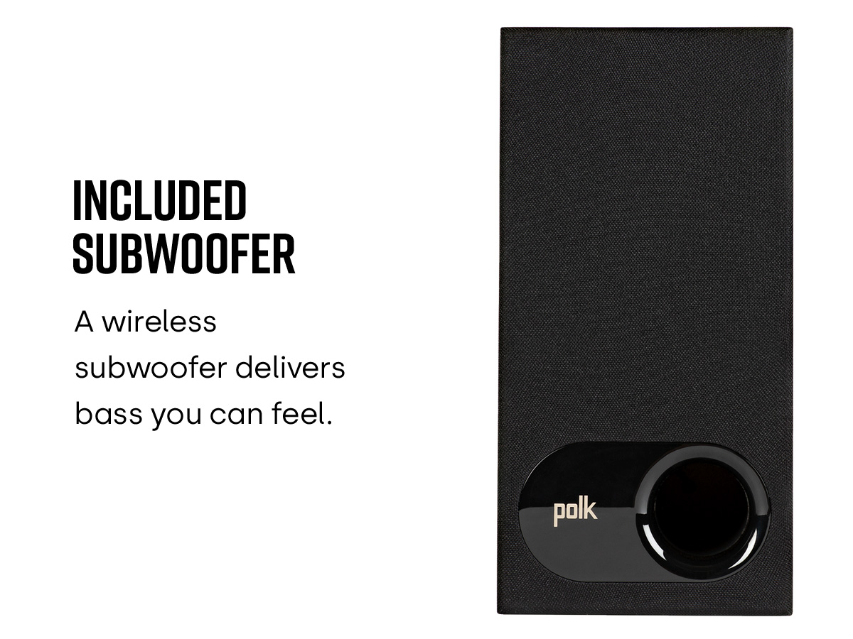 Polk Audio Signa S2 Sound Bar with Deep Bass, Surround System