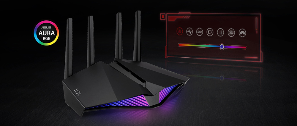 ASUS RT-AX82U V2 Gaming Router / AX5400 / Dual Band / WiFi 6 - Router ...