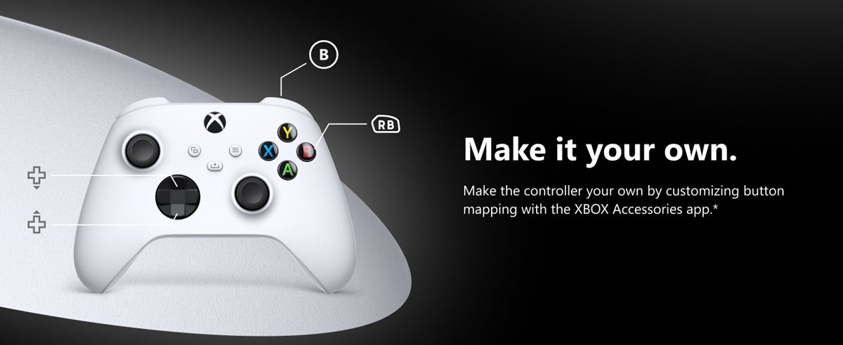 Make it your own. Make the controller your own.