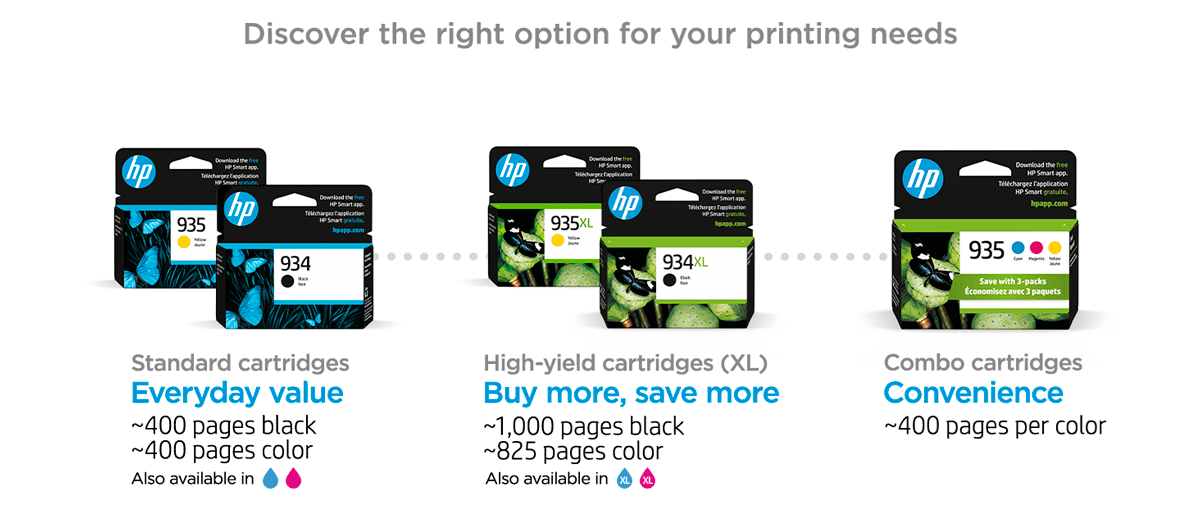 original hp 932 933 ink standard high-yield multipack cartridges savings