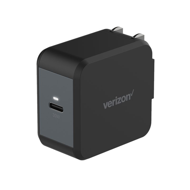 Cargador de pared con Carga rápida y cable USB-C de Verizon - 30W