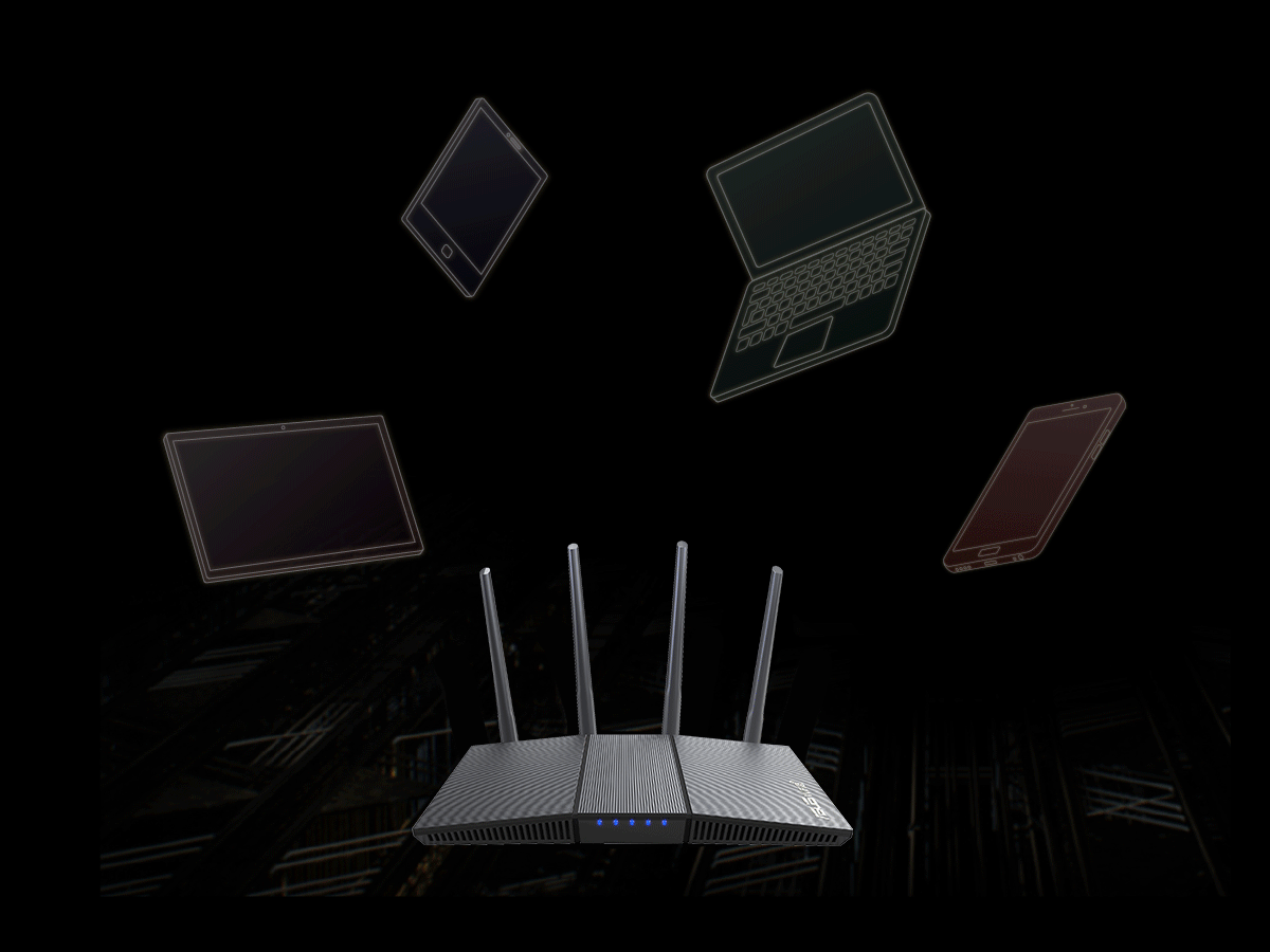 ASUS RT-AX1800S - wireless router - Wi-Fi 6 - desktop