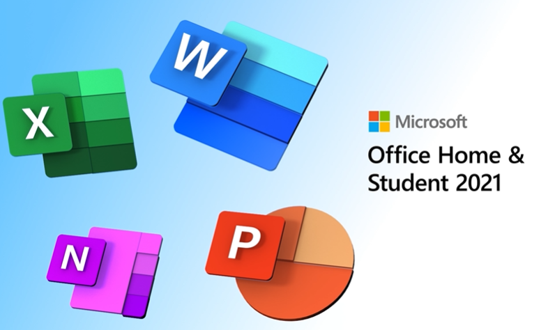 Microsoft Office Home & Student 2021, One-time purchase for 1 PC or Mac,  (Download), (889842822618) 