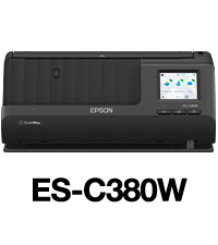 Epson ES-C380W - scanner A4 - USB 2.0, Wi-Fi(n) Pas Cher