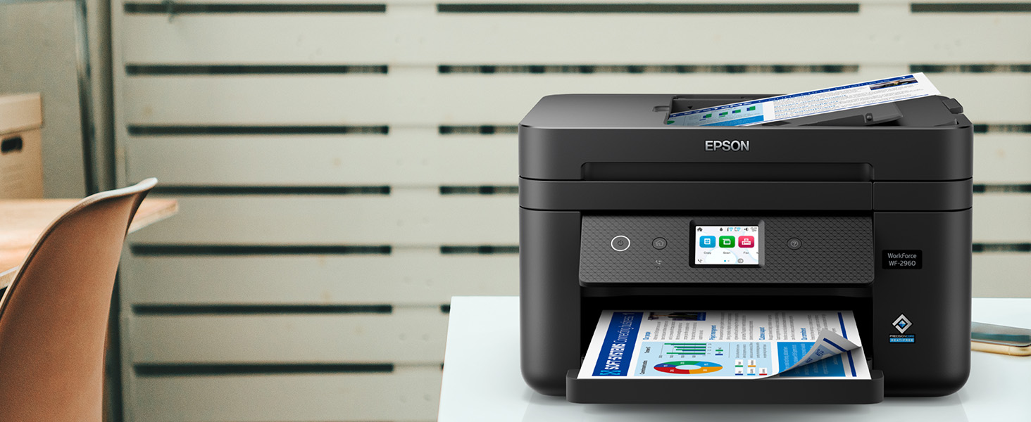 Epson Workforce WF2950DWF Impresora Multifuncion Color Fax Duplex WiFi  33ppm - Nucleo Digital